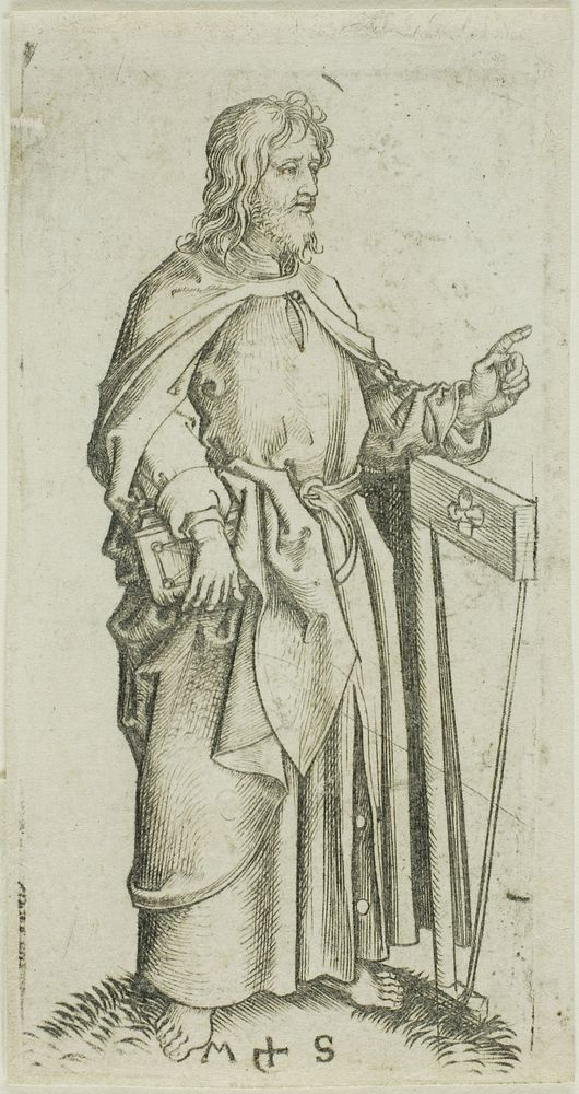 St. Jude, from Apostles by Martin Schongauer