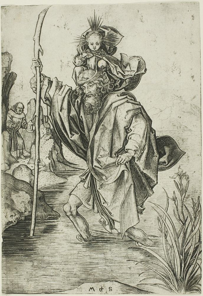 St. Christopher by Martin Schongauer