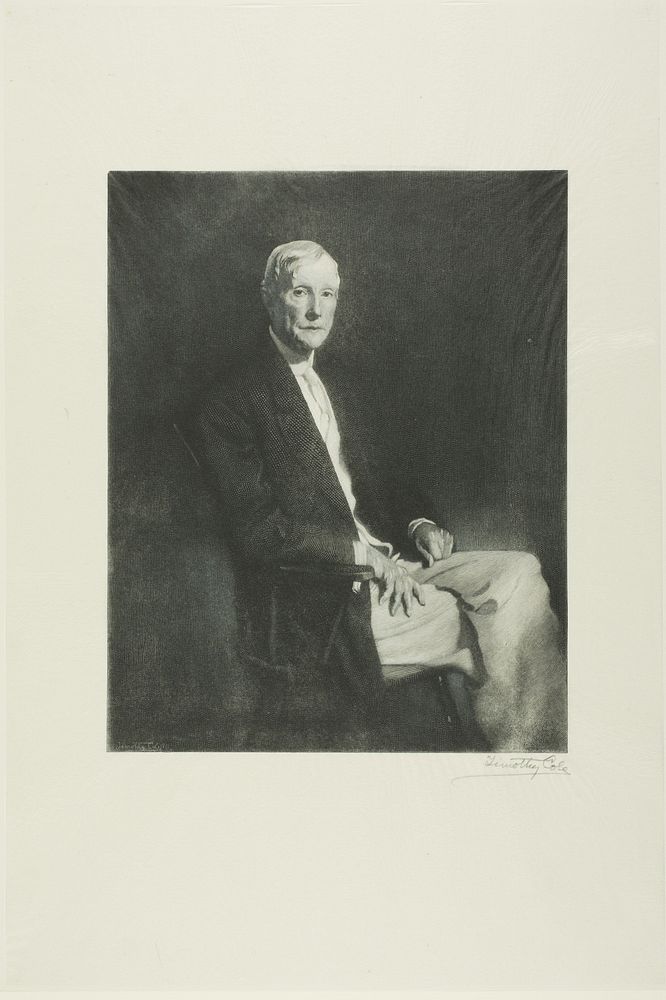 Portrait of John D. Rockefeller by Timothy Cole
