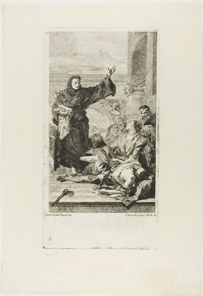 The Miracle of St. Anthony of Padua by Lorenzo Tiepolo