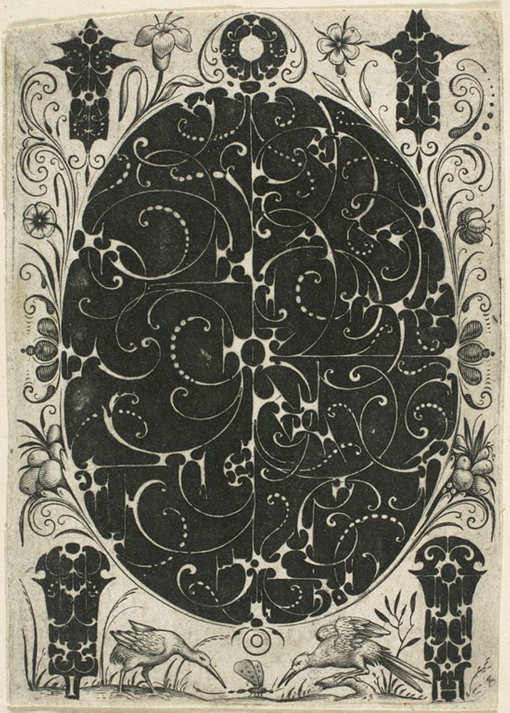 Ornamental Plate IV by Jacques Hurtu