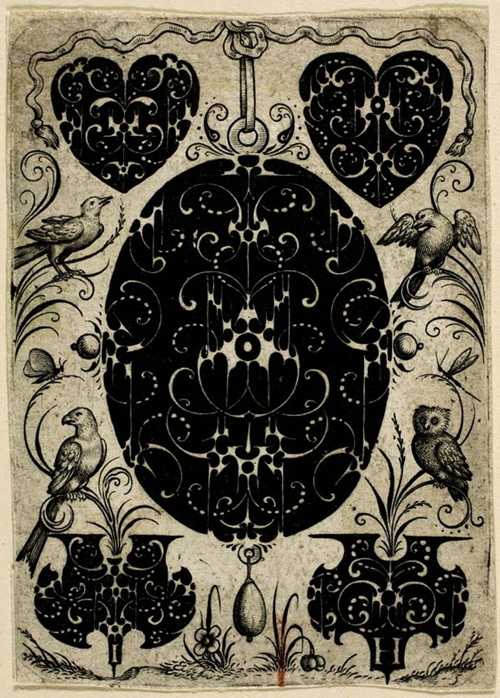 Ornamental Plate V by Jacques Hurtu