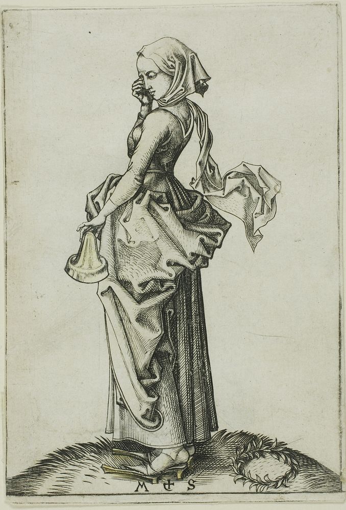 The Fifth Foolish Virgin by Martin Schongauer