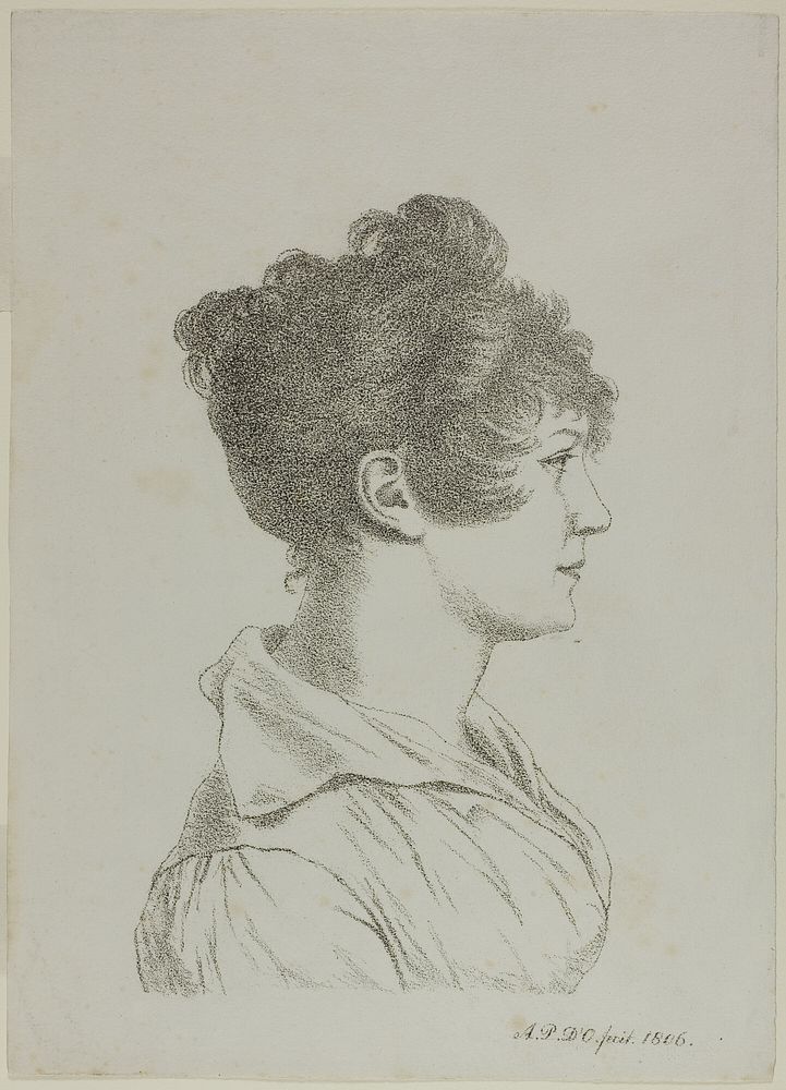 Portrait of Madame Adelaide by Antoine Philippe d'Orléans