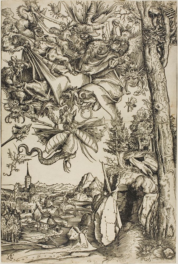 The Temptation of Saint Anthony by Lucas Cranach, the Elder