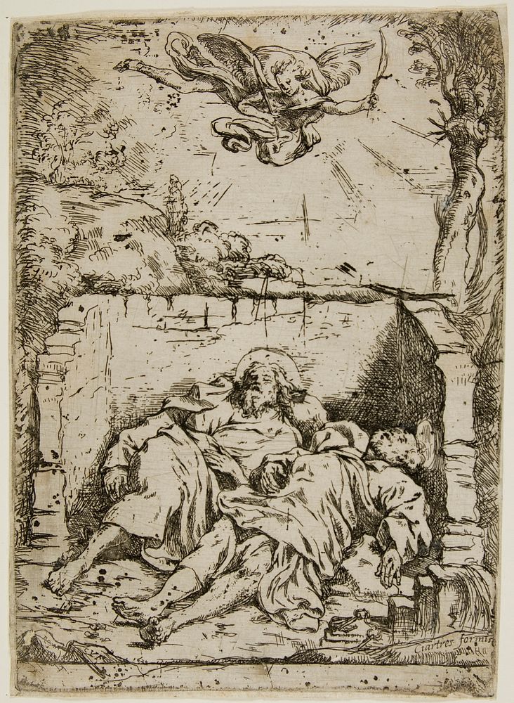 The Bodies of Saints Peter and Paul in the Same Sepulcher by Claude Vignon