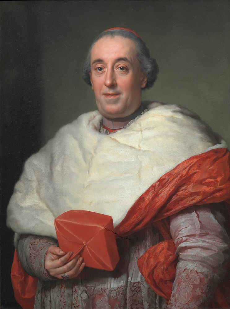 Portrait of Cardinal Zelada by Anton Raffael Mengs