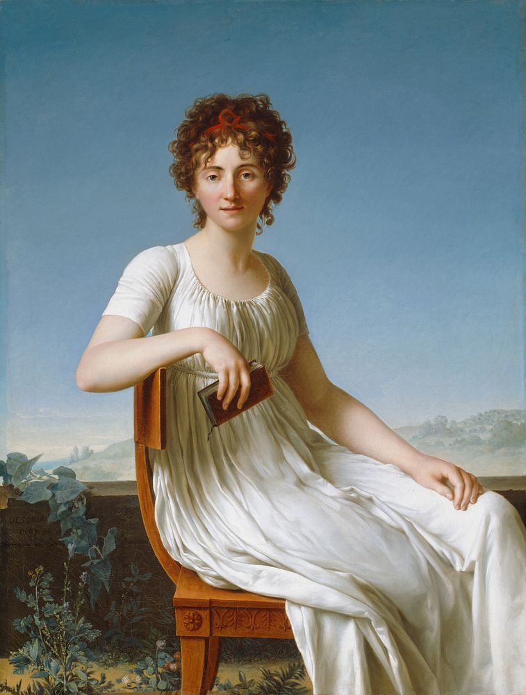 Portrait of Constance Pipelet by Jean Baptiste François Désoria