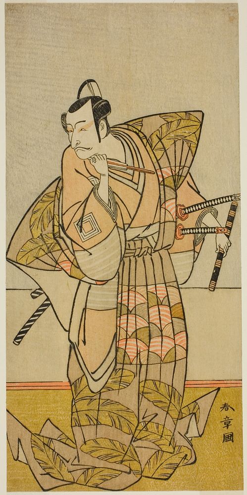 The Actor Ichikawa Danjuro V as Chichibu no Shigetada by Katsukawa Shunsho