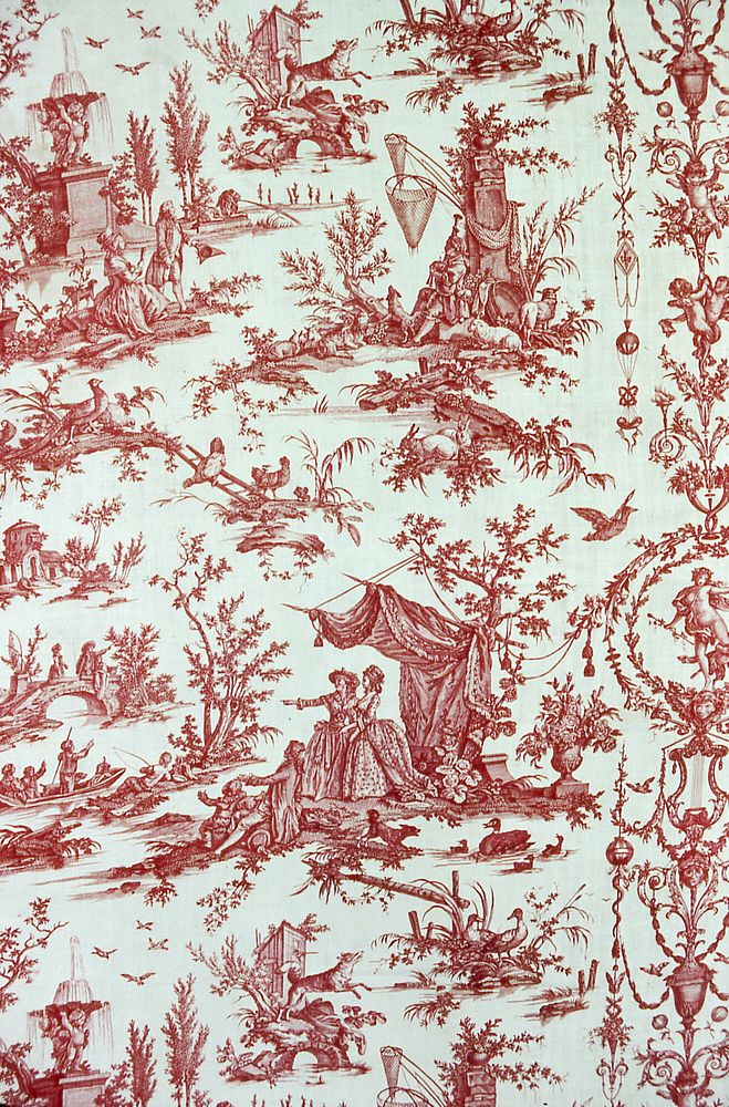 Le Parc du Chateau (Furnishing Fabric) by Jean Baptiste Huet (Designer)
