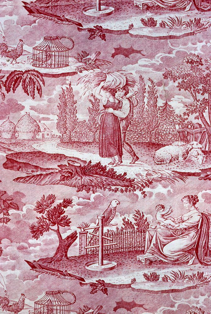 Le Kakatoes (The Cockatoo) (Furnishing Fabric) by Favre-Petitpierre et Cie. (Producer)