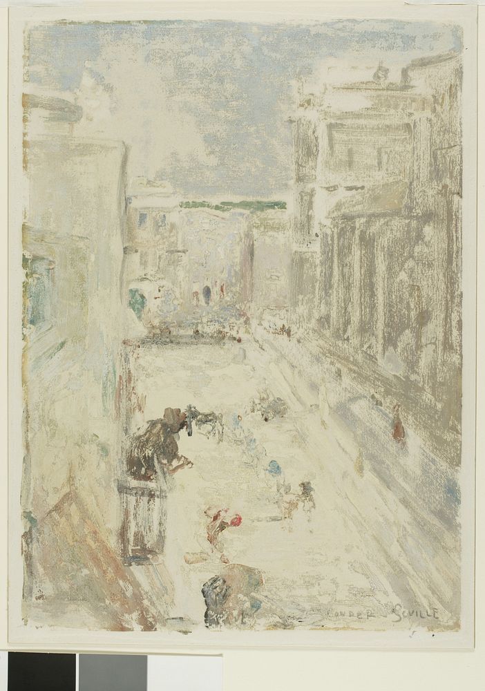 Street in Seville by Charles Conder