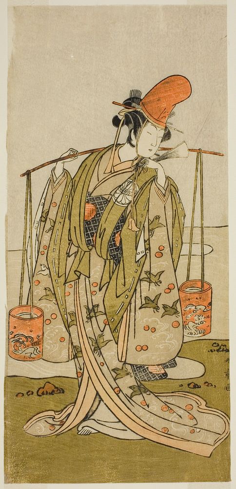The Actor Segawa Kitsuji III as Murasame in the Play Gohiiki Kanjincho, Performed at the Nakamura Theater in the Eleventh…