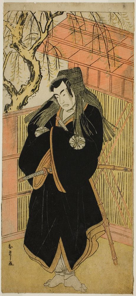 The Actor Matsumoto Koshiro IV as Matsuo-maru (?) in the Play Sugawara Denju Tenarai Kagami (?), Performed at the Nakamura…