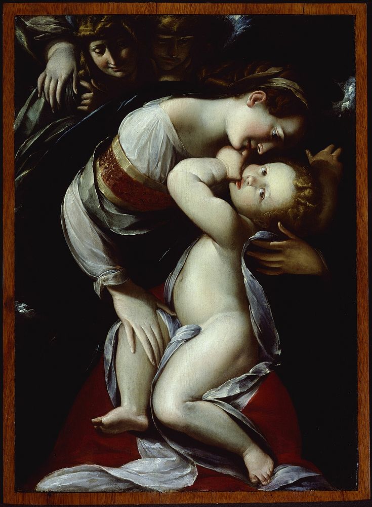 Virgin and Child with Angels by Giulio Cesare Procaccini