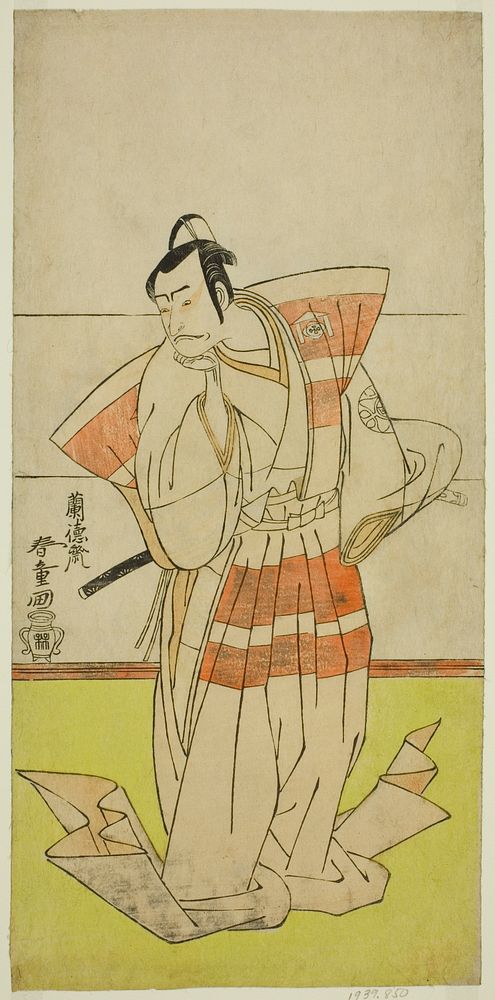 The Actor Nakamura Nakazo I as Kudo Suketsune in the Play Edo no Fuji Wakayagi Soga, Performed at the Nakamura Theater in…