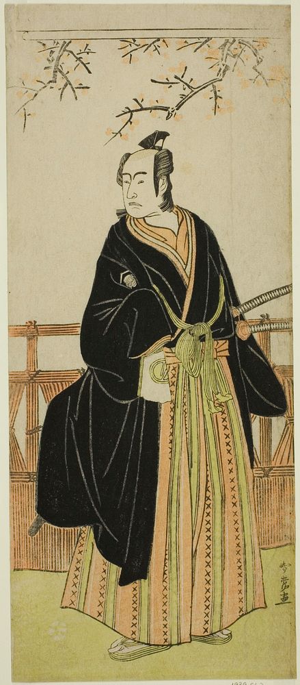 The Actor Sawamura Sojuro III as Soga no Juro Sukenari in the Play Edo no Hana Mimasu Soga, Performed at the Nakamura…