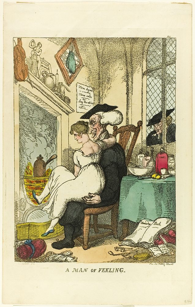 A Man of Feeling by Thomas Rowlandson