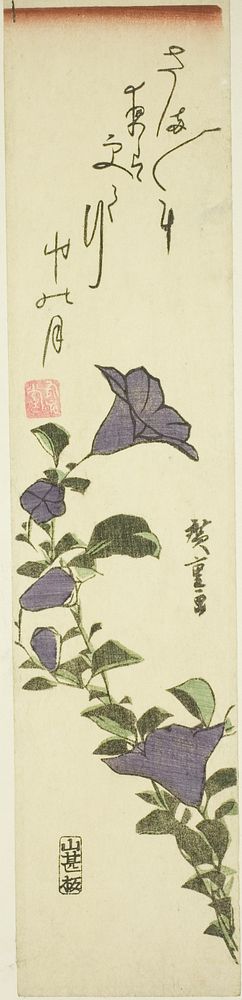 Chinese Bell Flowers by Utagawa Hiroshige