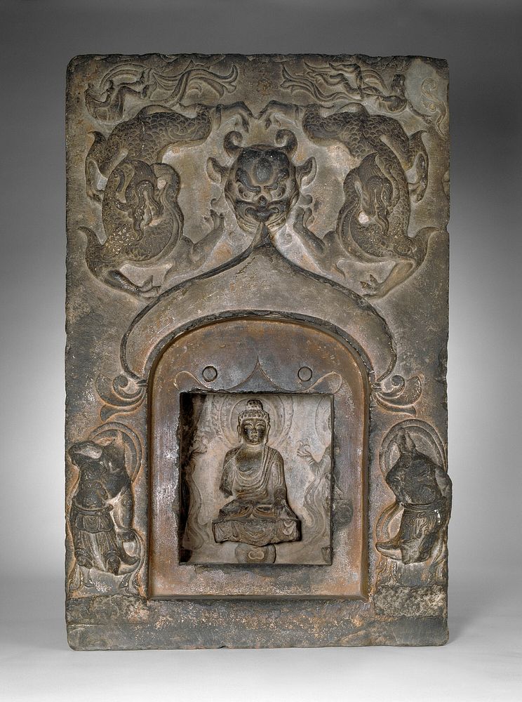 Section of a Buddhist Pagoda
