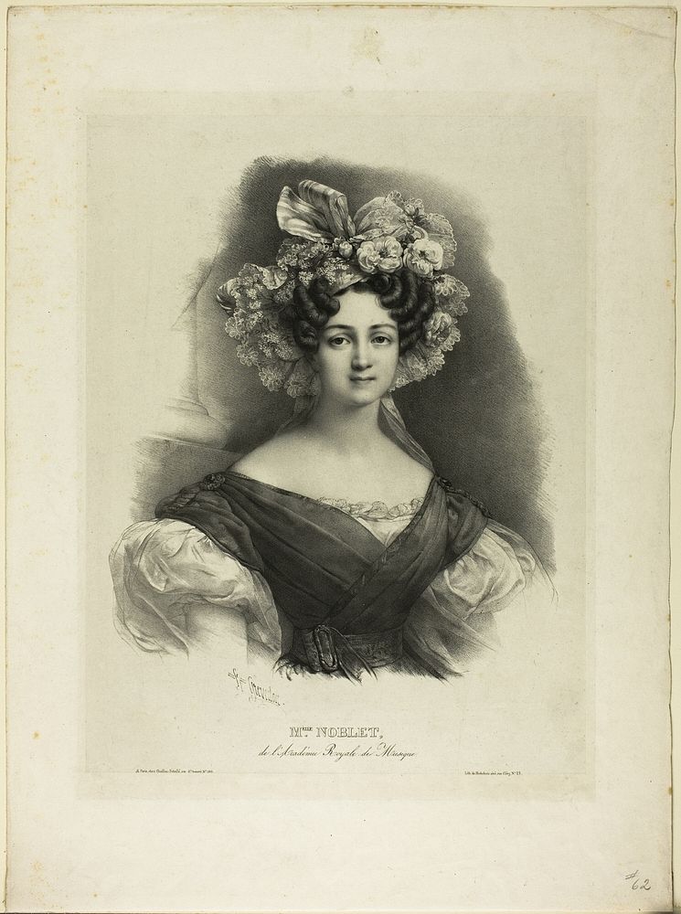 Mlle. Noblet by Pierre Louis Henri Grévedon