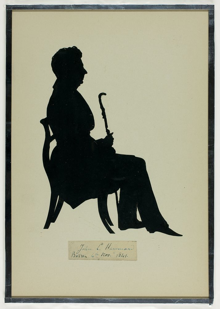 John L. Hammond Seated by Auguste Edouart