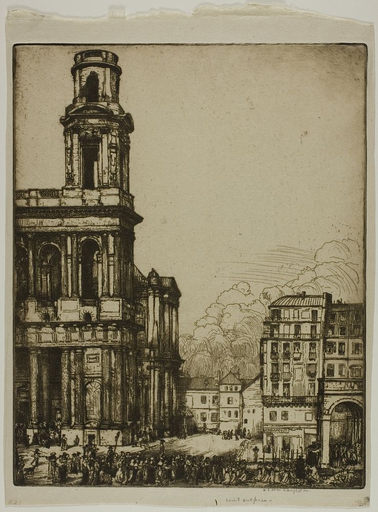 Saint Sulpice, Paris: La Petite Tour by Donald Shaw MacLaughlan