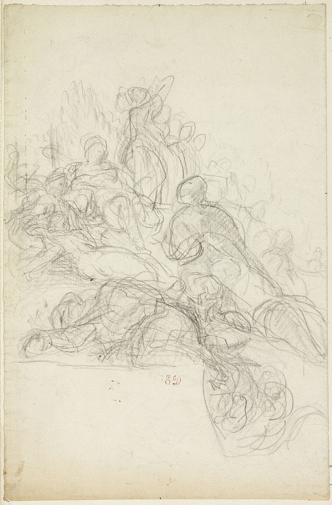 Allegorical or Mythological Scene by Eugène Delacroix