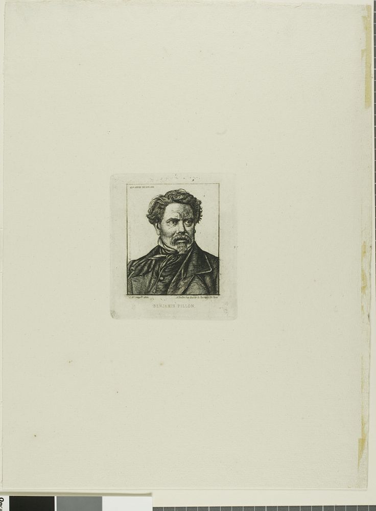Benjamin Fillon, homme de lettres by Charles Meryon