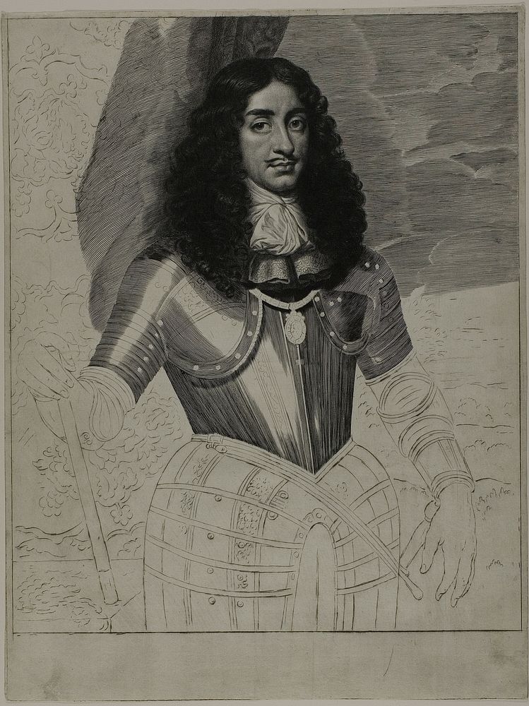 Charles II, King of England by Cornelis van Dalen, II