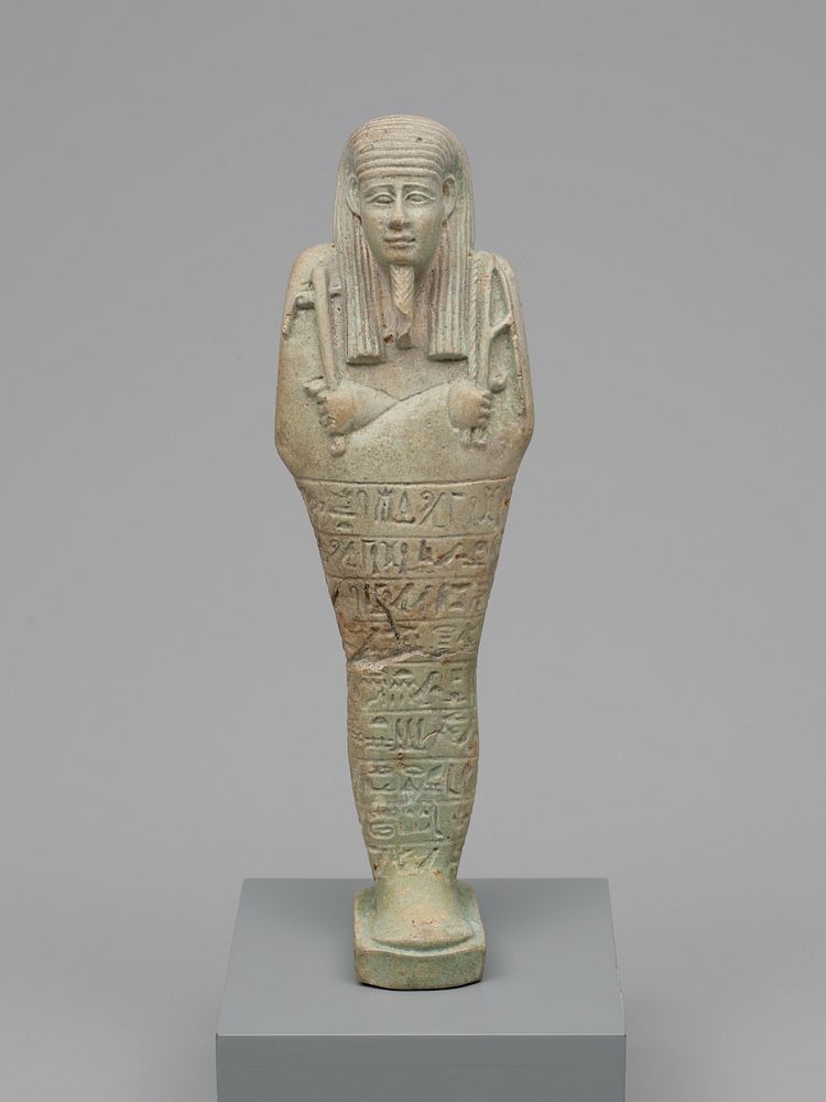 Ushabti (Funerary Figurine) of Horudja by Ancient Egyptian