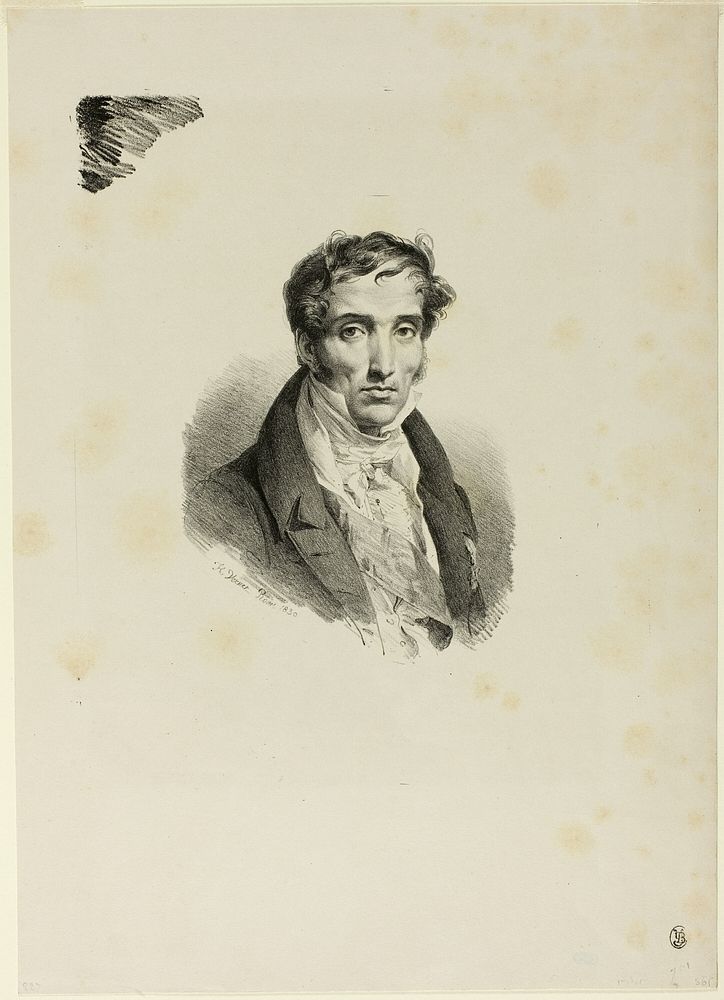 Portrait of Pierre Guérin by Horace Vernet