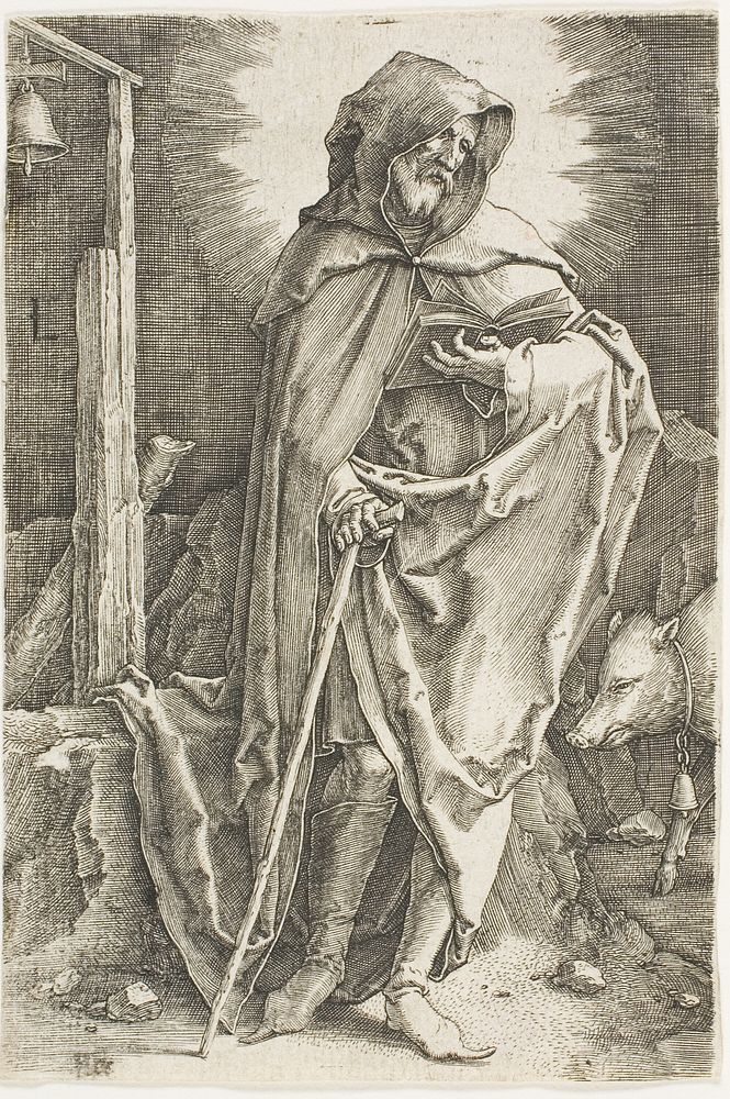 Saint Anthony by Lucas van Leyden