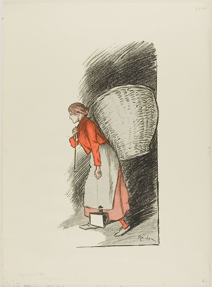 The Rag-picker by Théophile-Alexandre Pierre Steinlen