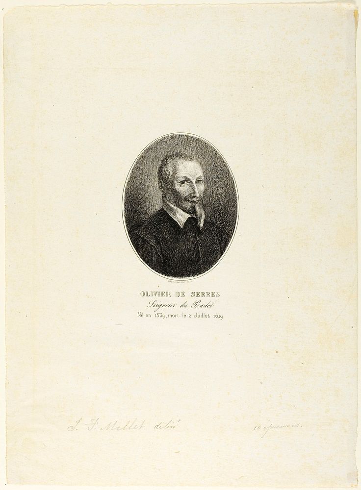 Olivier de Serres by Jean François Millet