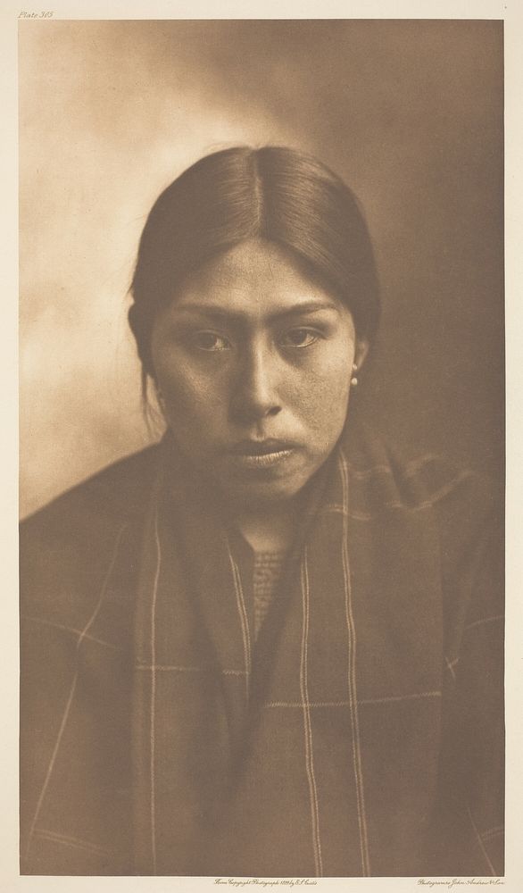 Suquamish Woman by Edward S. Curtis