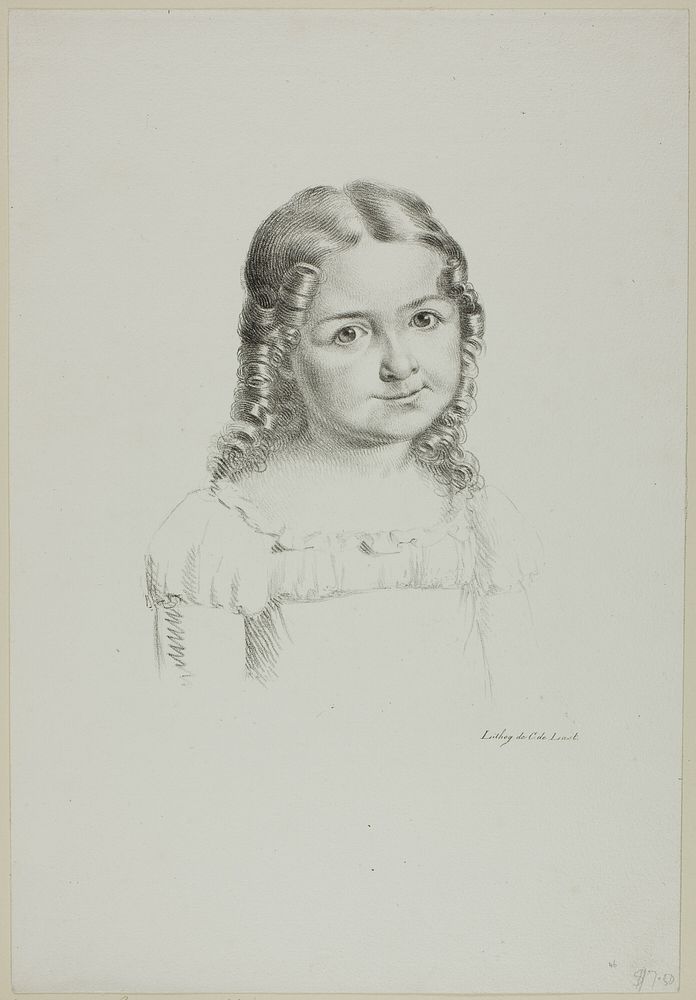 Portrait of a Child by comte de Charles Philibert Lasteyrie du Saillant