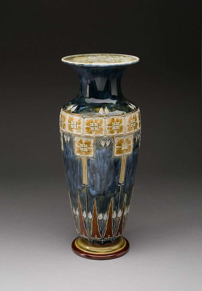 Vase by Doulton Pottery and Porcelain Company