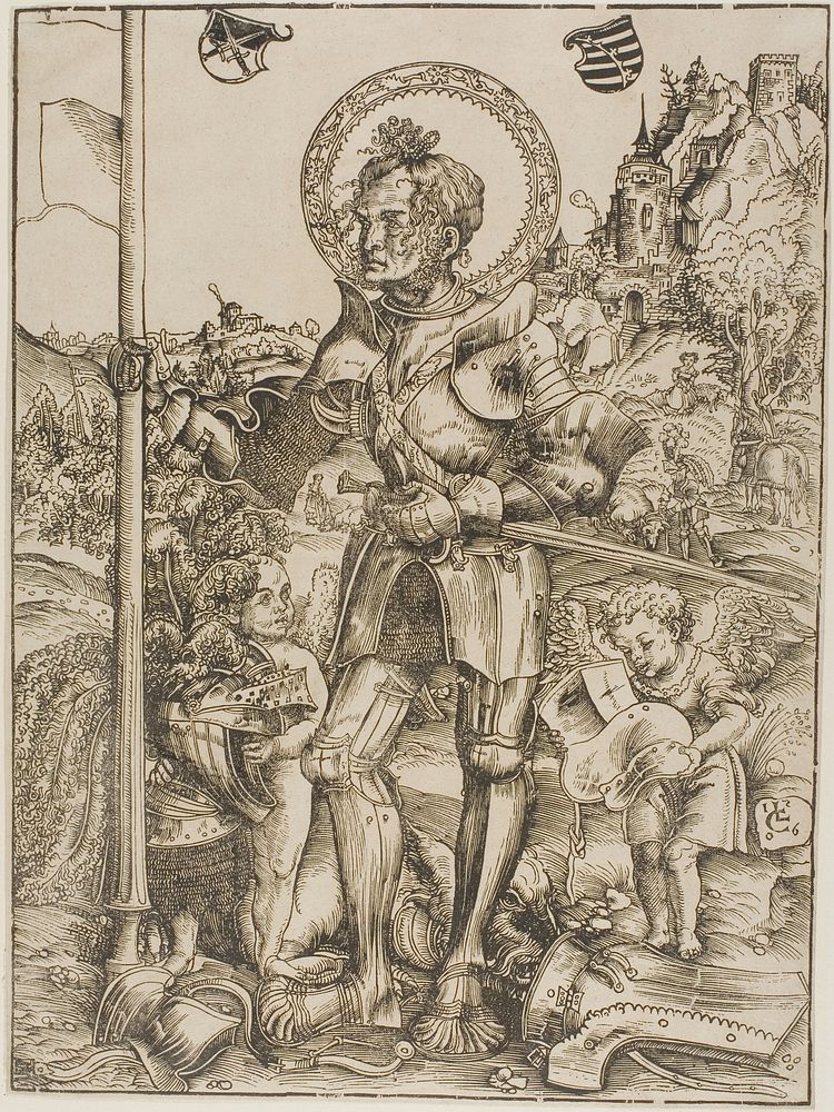 Saint George Standing by Lucas Cranach, the Elder