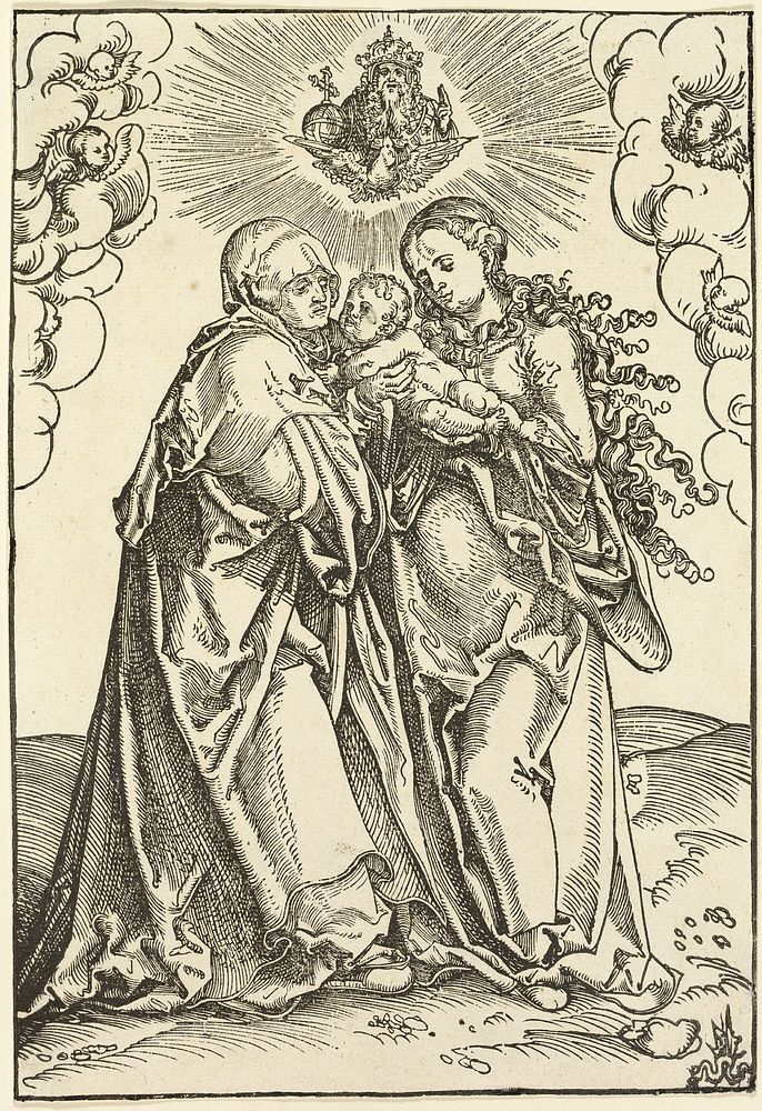 The Virgin and Child with Saint Anne by Lucas Cranach, the Elder