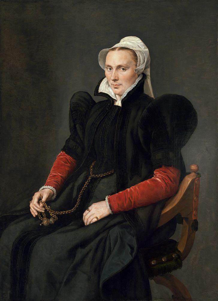 Portrait of a Seated Woman by Anthonis Mor
