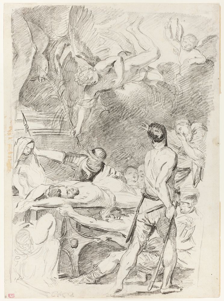 Martyrdom of Saints Processus and Martinian by Jean Bernard Restout