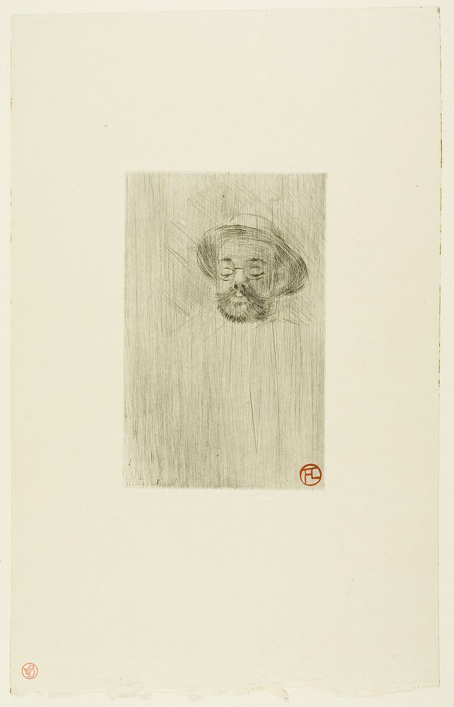 Henry Somm by Henri de Toulouse-Lautrec
