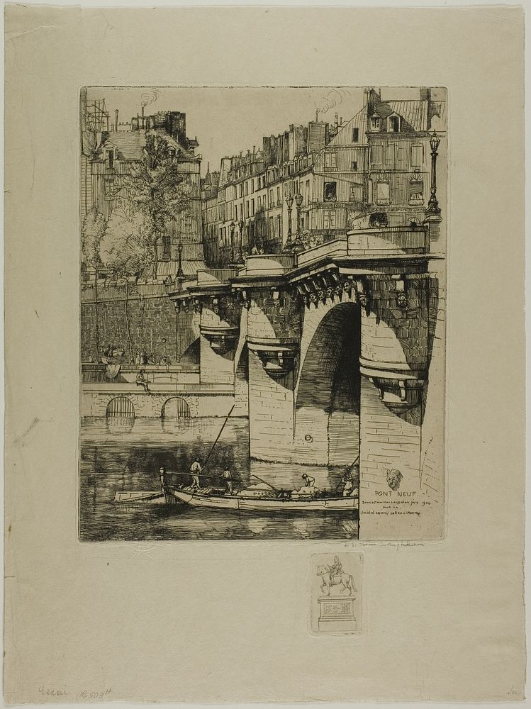 Le Pont Neuf, Paris by Donald Shaw MacLaughlan