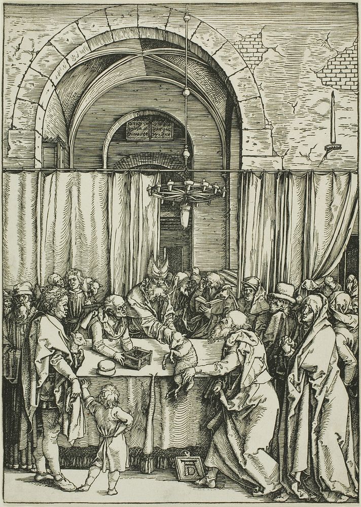 The Rejection of Joachim's Offering, from The Life of the Virgin by Albrecht Dürer