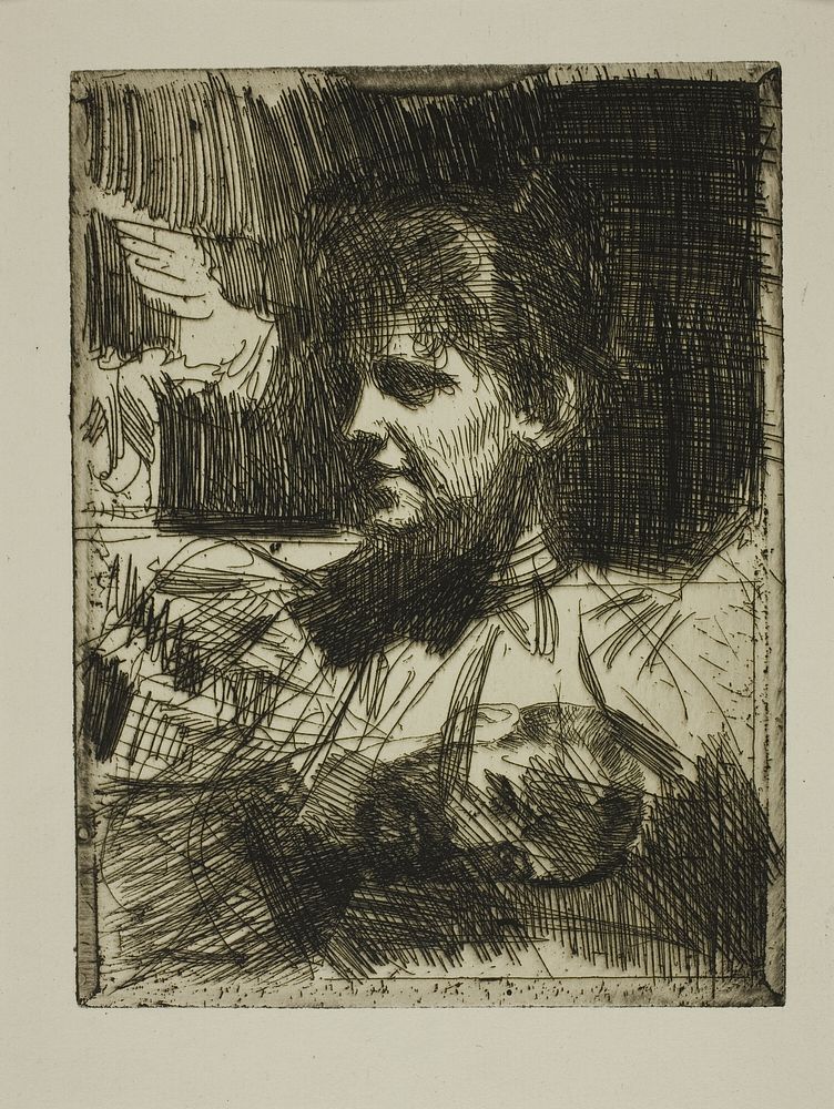 Gerda Hagborg I ("Pour plaire") by Anders Zorn