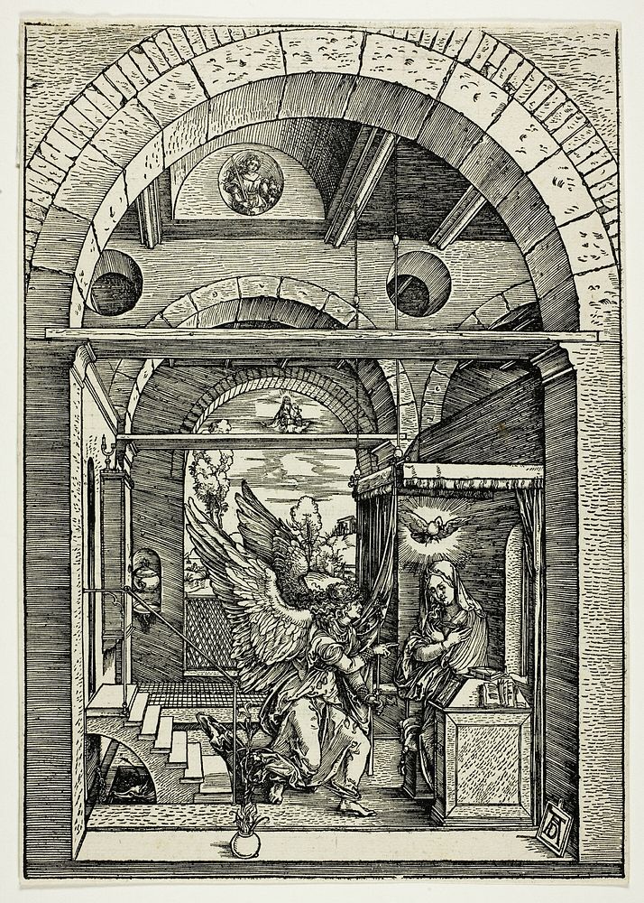 The Annunciation, from The Life of the Virgin by Albrecht Dürer