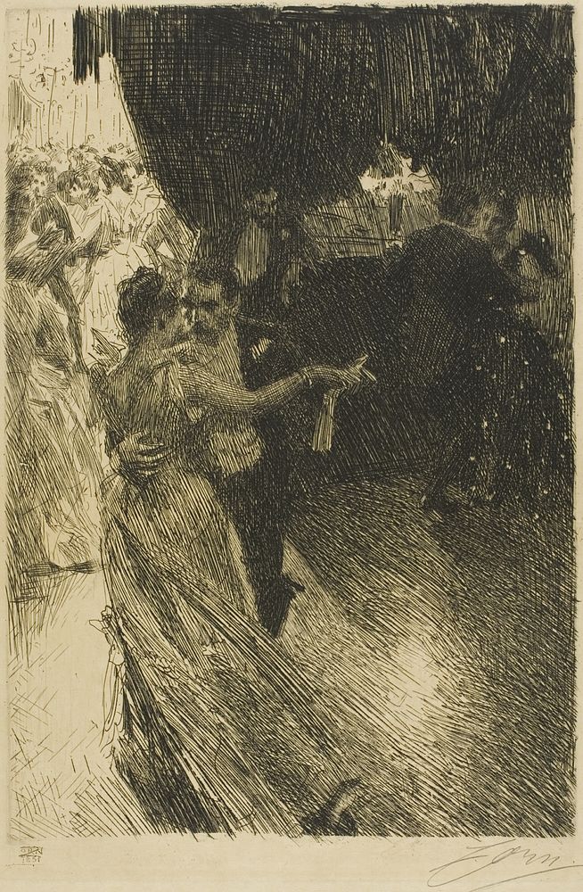 The Waltz by Anders Zorn