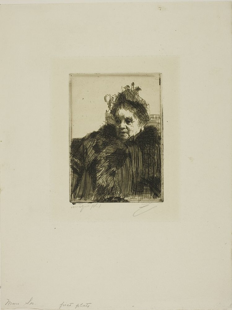 Mme Simon I by Anders Zorn