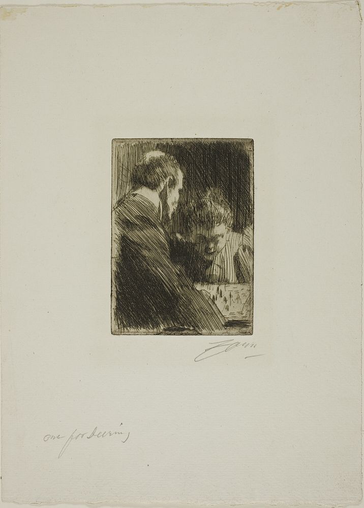 Chess-Players by Anders Zorn